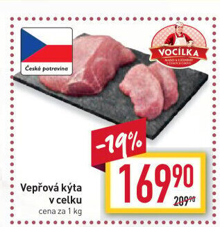 Vepřová kýta Vocílka