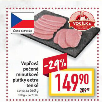 Vepřová pečeně bez kosti Vocílka