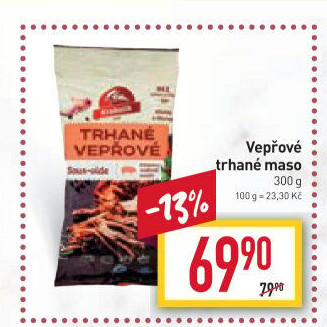 Vepřové trhané maso sous vide Krahulík