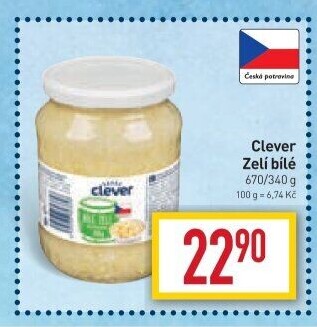 Zelí bílé sterilované Clever