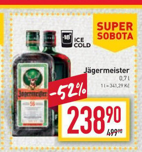 Bylinný likér Jägermeister