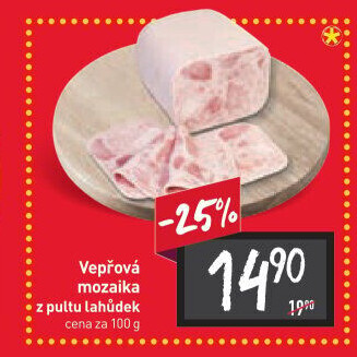 Šunka vepřová mozaika