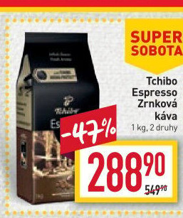 Zrnkové kávy Tchibo Espresso