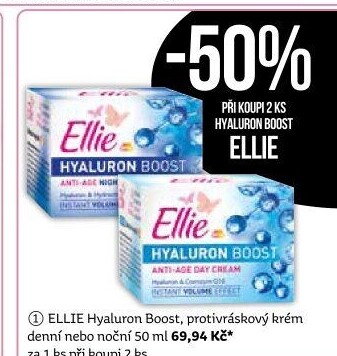 Krém pleťový omlazující Hyaluron Boost Ellie