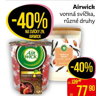 Svíčky vonné Air Wick