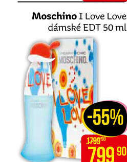 Toaletní voda dámská I love love Moschino