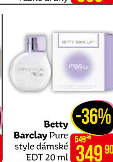 Toaletní voda Pure Style Betty Barclay