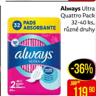 Vložky dámské Ultra Always