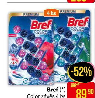 WC blok tuhý Color Aktiv Bref