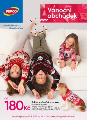 akční leták PEPCO 17.11.2022-23.11.2022