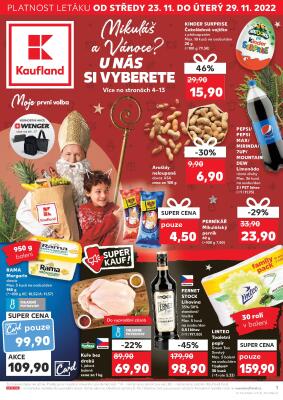 akční leták Kaufland 23.11.2022-29.11.2022