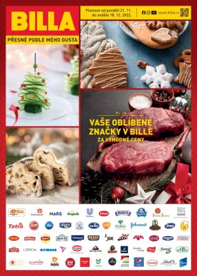 akční leták BILLA 21.11.2022-18.12.2022