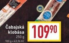 Čabajská klobása Gyulai