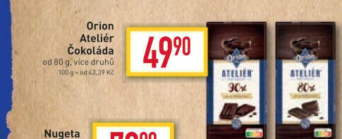 Čokoláda Ateliér Orion