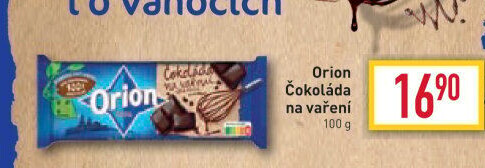 Čokoláda na vaření Orion
