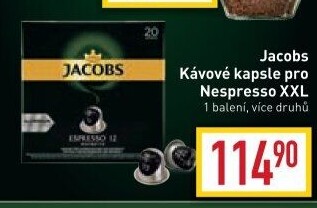Kapsle Nespresso Jacobs