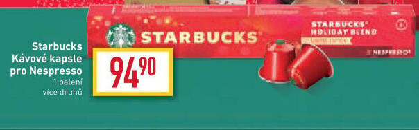 Kapsle Nespresso Starbucks