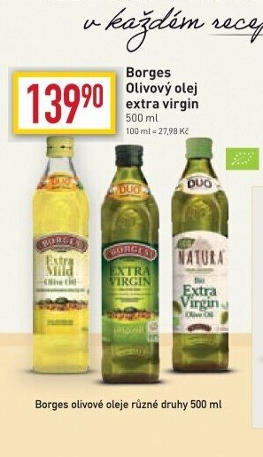 Olivový olej extra panenský Borges