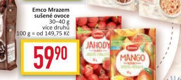 Ovoce sušené mrazem Emco