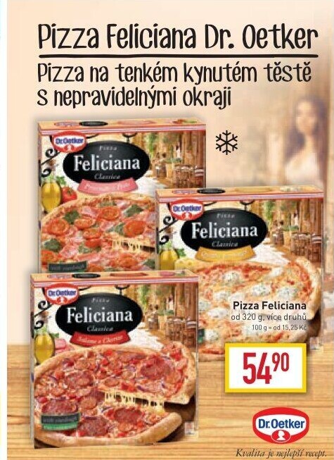 Pizza mražená FelicianaDr. Oetker