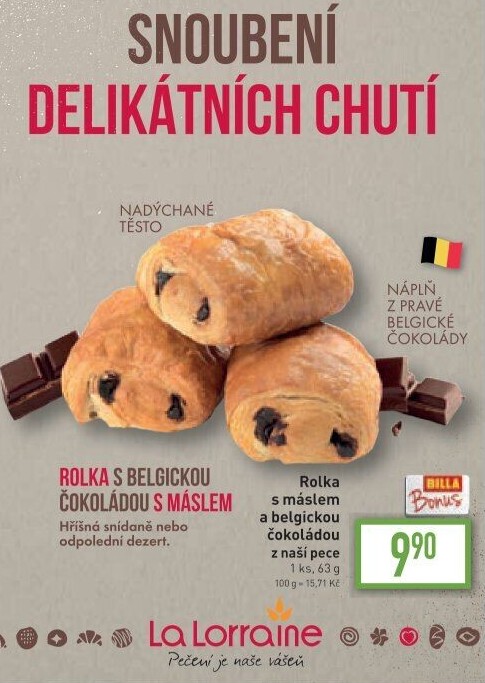 Rolka čokoládová La Lorraine