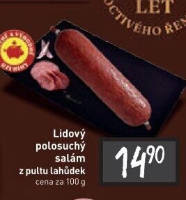 Salám Lidový Kostelecké uzeniny