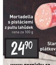 Salám Mortadella s pistáciemi Leoncini