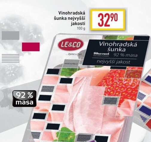 Šunka vinohradská nejvyšší jakosti LE&amp