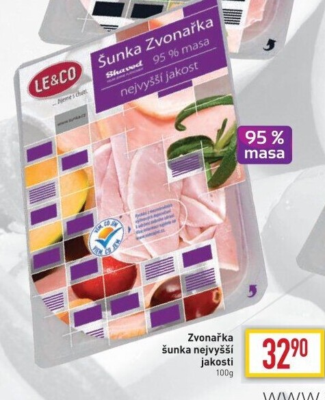 Šunka Zvonařka nejvyšší jakosti LE&amp