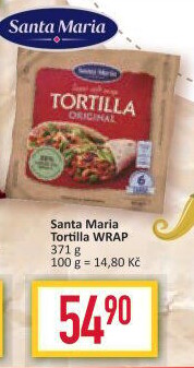 Tortilla Original wrap Santa Maria