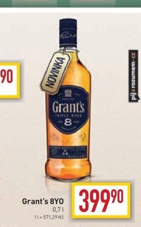 Whisky 8 YO Grant'