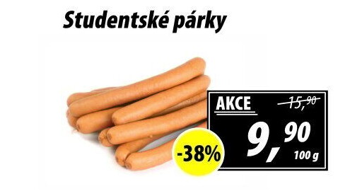 Párky studentské
