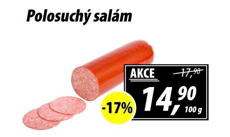Polosuchý salám