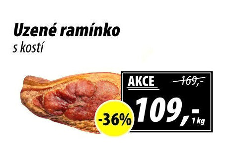 Uzené ramínko s kostí