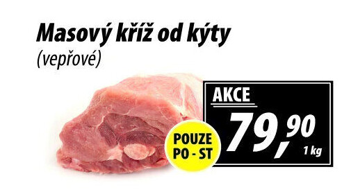 Vepřový kříž od kýty