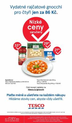 akční leták Tesco 23.11.2022-29.11.2022