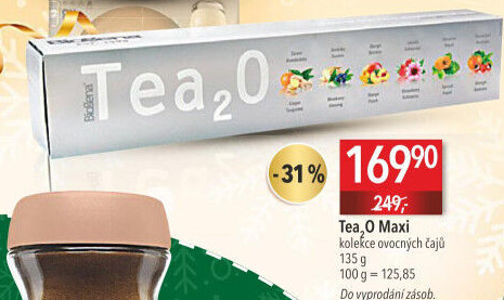 Kolekce čajů Tea2O Biogena