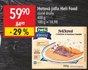 Omáčka svíčková s knedlíky Heli