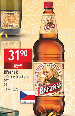 Pivo světlé výčepní 10° Březňák