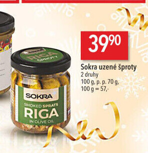 Šproty uzené v oleji Riga Sokra