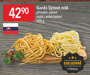 Sýrové nitě Gazda