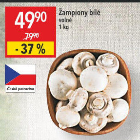 Žampiony bílé