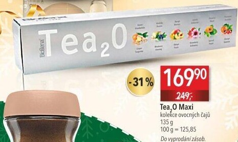 Kolekce čajů Tea2O Biogena