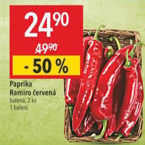 Paprika červená Ramiro
