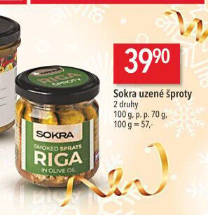 Šproty uzené v oleji Riga Sokra