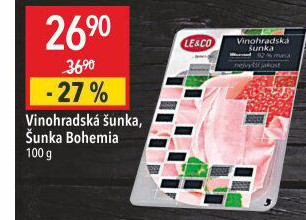 Šunka vinohradská nejvyšší jakosti LE&amp