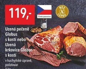 Uzená pečeně s kostí Globus