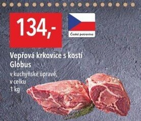 Vepřová krkovice s kostí Globus