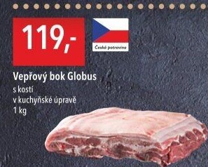 Vepřový bok s kostí Globus