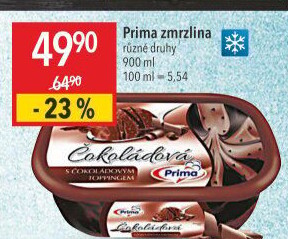 Zmrzlina ve vaničce Prima